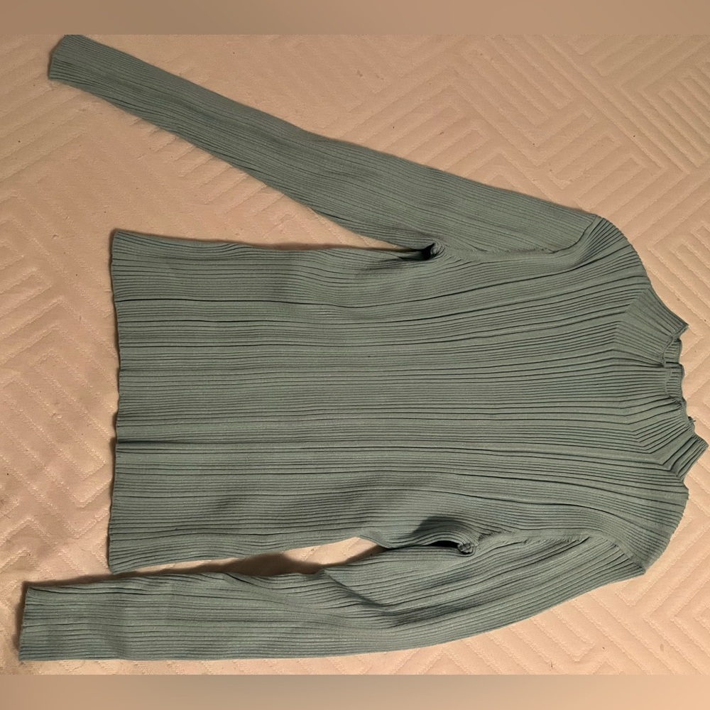 White House Black Market Ribbed Sweater in Light Blue